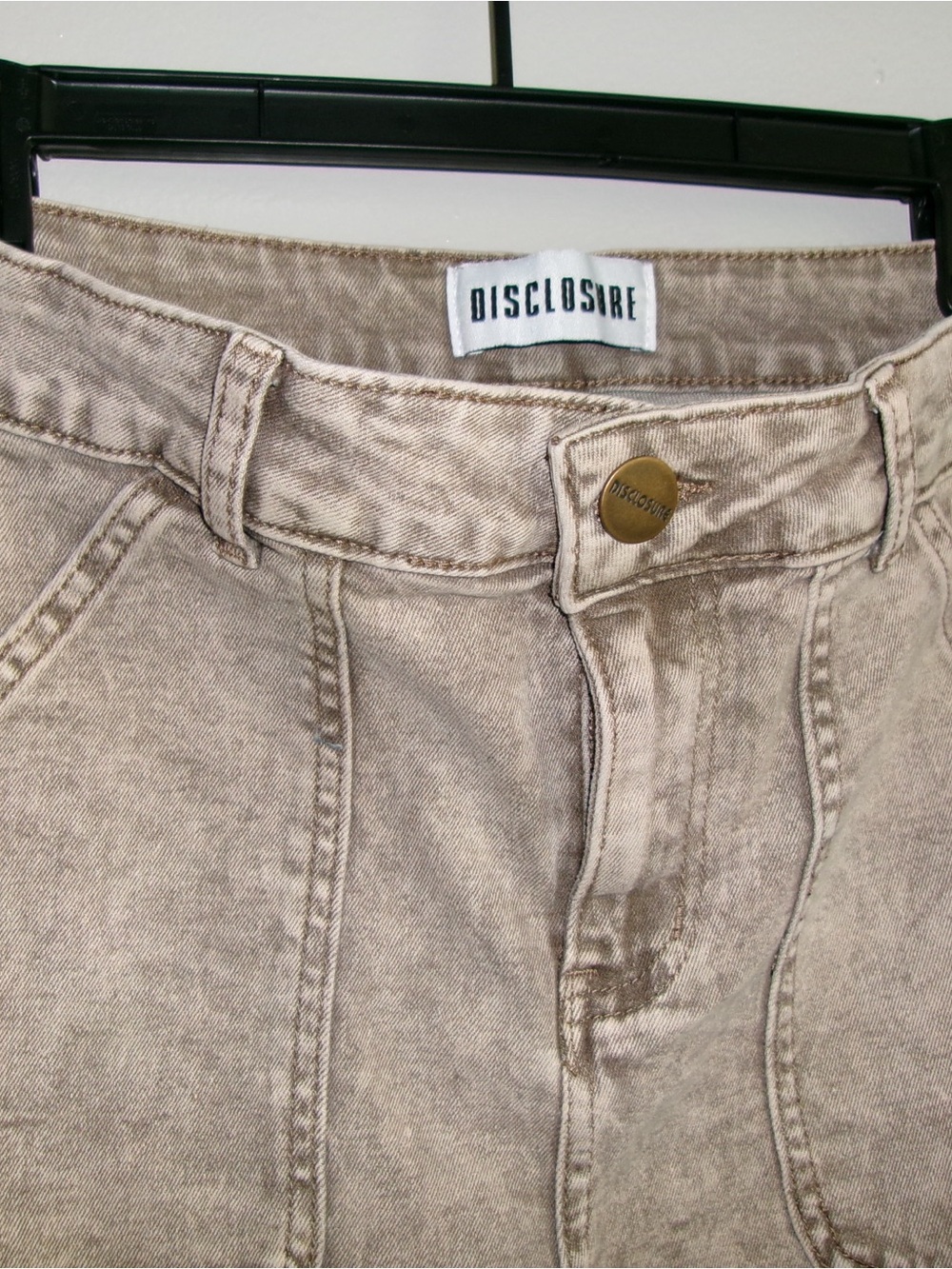 Disclosure Washed Jeans - Taupe